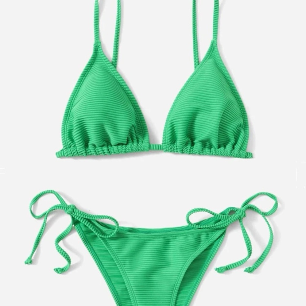 green bikini